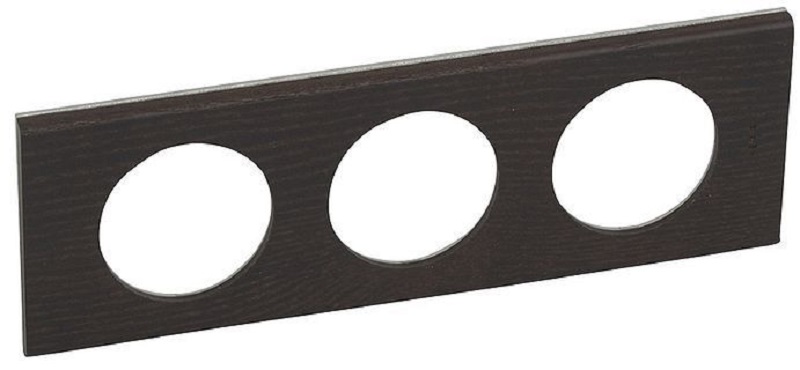 Рамка универсальная Legrand Celiane Corian 3-м. дерево венге фото Рамка универсальная Legrand Celiane Corian 3-м. дерево венге картинка